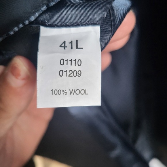 jos a bank mens suit coat blazer 41L wool - Picture 7 of 7